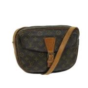 Louis Vuitton Vintage Pre-owned Canvas axelremsvskor Brown, Dam