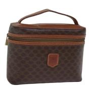 Celine Vintage Pre-owned Laeder handvskor Brown, Dam