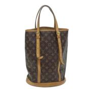 Louis Vuitton Vintage Pre-owned Canvas axelremsvskor Brown, Dam