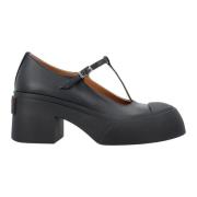 Marni Svarta Platform Mary Jane Skor Black, Dam