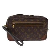 Louis Vuitton Vintage Pre-owned Canvas kuvertvskor Brown, Dam