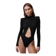 Undress Code Ikonisk Svart Bodysuit Supermodellhemligheter Black, Dam