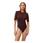 Undress Code Brun Axelvadd Bodysuit Brown, Dam