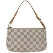 Louis Vuitton Vintage Pre-owned Canvas kuvertvskor White, Dam