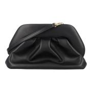 THEMOIRè Svart Tia Clutch Handväska Black, Dam