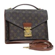 Louis Vuitton Vintage Pre-owned Canvas louis-vuitton-vskor Brown, Dam