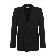 Saint Laurent Klassisk Noir Blazer Black, Herr