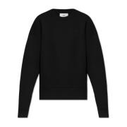 Ami Paris Sweatshirt med logotyp Black, Dam