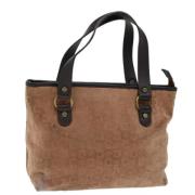 Celine Vintage Pre-owned Mocka handvskor Brown, Dam