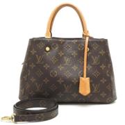 Louis Vuitton Vintage Pre-owned Canvas louis-vuitton-vskor Brown, Dam