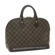 Louis Vuitton Vintage Pre-owned Canvas handvskor Brown, Dam