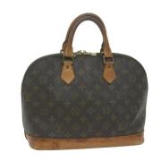 Louis Vuitton Vintage Pre-owned Canvas handvskor Brown, Dam