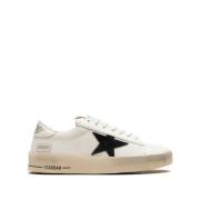 Golden Goose Vit Svart Stardan Sneakers White, Herr