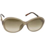 Gucci Vintage Pre-owned Plast solglasgon Brown, Dam