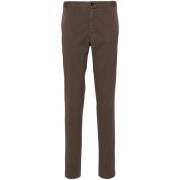 Incotex Casual Bomullbyxor Brown, Herr