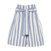 Aspesi Riga Malva Shorts Blue, Dam