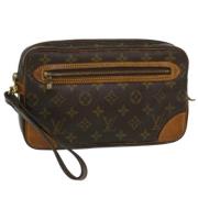 Louis Vuitton Vintage Pre-owned Canvas kuvertvskor Brown, Dam