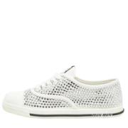 Miu Miu Pre-owned Pre-owned Canvas sneakers White, Dam