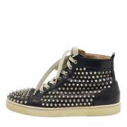 Christian Louboutin Pre-owned Pre-owned Laeder sneakers Black, Dam