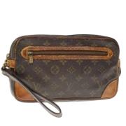 Louis Vuitton Vintage Pre-owned Canvas kuvertvskor Brown, Dam