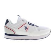 U.s. Polo Assn. Vita Snörade Sportsneakers White, Herr