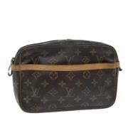 Louis Vuitton Vintage Pre-owned Canvas kuvertvskor Brown, Dam