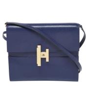 Hermès Vintage Pre-owned Laeder axelremsvskor Blue, Dam