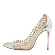 Christian Louboutin Pre-owned Pre-owned Laeder klackskor Gray, Dam