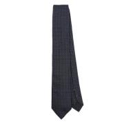 Ermenegildo Zegna Klassisk Silkes Slips Kollektion Blue, Herr