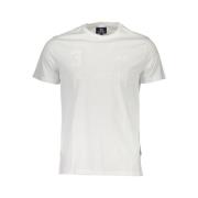 La Martina Elegant vit T-shirt med logotyptryck White, Herr