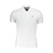 La Martina Elegant Slim Fit Polo med Broderidetalj White, Herr