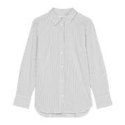 Marc O'Polo Rutig blus White, Dam