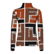 Fendi Stiliga Sweaters Kollektion Multicolor, Dam