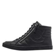 Chanel Vintage Pre-owned Laeder sneakers Black, Dam