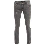 Dolce & Gabbana Pre-owned Pre-owned Denim nederdelar Gray, Herr