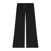 Versace Jeans Couture Byxor med ränder Black, Dam