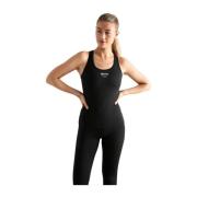 Aim'n Black Edge Core Racerback Singlet Black, Dam