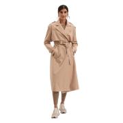 Aim'n Beige Tech Trench Coat Beige, Dam