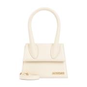 Jacquemus Mellan Chiquito Väska Beige, Dam