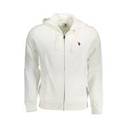 U.s. Polo Assn. Klassisk Vit Huva med Dragkedja White, Herr