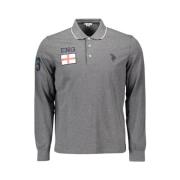 U.s. Polo Assn. Elegant gr lngrmad polotrja Gray, Herr