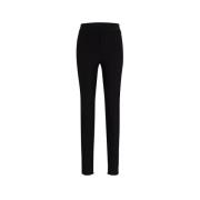 Boss Hög Midja Skinny Dragkedja Byxor Black, Dam