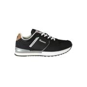 Carrera Svart Polyester Sneaker med Snören Black, Herr