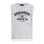 Dsquared2 T-shirt med logotyp Gray, Herr