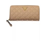 Guess Elegant Beige Plnbok med Flera Fack Beige, Dam