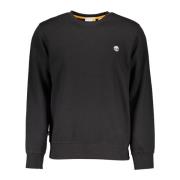 Timberland Ekologisk Bomullsblandning Slim Pullover Black, Herr