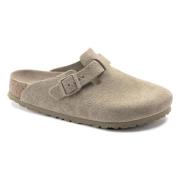 Birkenstock Boston Soft Footbed Sandaler Green, Herr