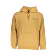 Napapijri Beige Hoodie Fleece Komfort Beige, Herr