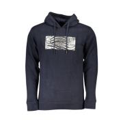 Cavalli Class Blå Hoodie - Mysig & Stilren Blue, Herr