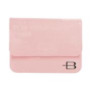 Baldinini Python-Print Elegant Clutch Pink, Unisex